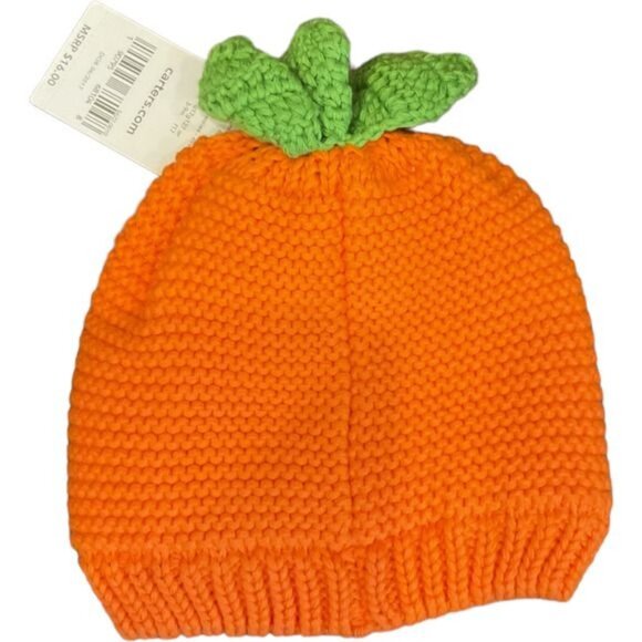 Carter's Baby Pumpkin Face Hat 3-9 Months - Picture 3 of 4